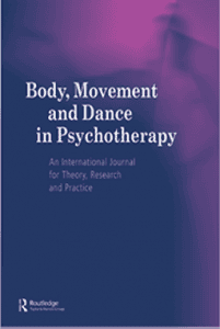 Cover of a psychotherapy journal focused on body, movement, and dance.