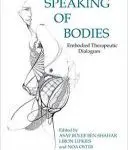 Cover of 'Speaking of Bodies' book with anatomical sketches.