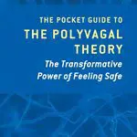 Cover of 'The Pocket Guide to The Polyvagal Theory' book with blue background.