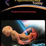 Illustration of fetal development inside a womb with a focus on prenatal psychology.