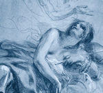 Embodied Being Artistic blue-toned drawing of intertwined human figures with 'Embodied Being' text.