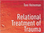 Relational Treatment of Trauma Book cover of 'Relational Treatment of Trauma' with a red and blue background.