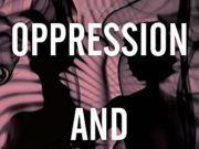 Oppression and the Body: Roots, Resistance and Resolutions Abstract pink and black shapes with text 'Oppression and the Body'.