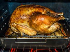 Addiction and the Holidays; A Mother’s Story A golden roasted turkey in the oven.