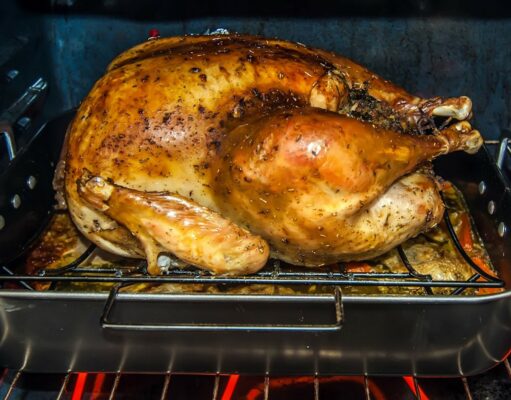 Addiction and the Holidays; A Mother’s Story A golden roasted turkey in the oven.