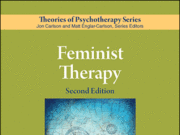 Feminist Therapy Cover of 'Feminist Therapy, Second Edition' book with floral artwork.