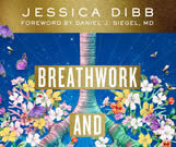Breathwork and Psychotherapy: Clinical Applications for Healing and Transformation Colorful floral design with 'Breathwork and Psychotherapy' text.