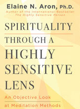 Spirituality Through a Highly Sensitive Lens: An Objective Look at Meditation Methods and Enlightenment Yellow geometric book cover with large serif title